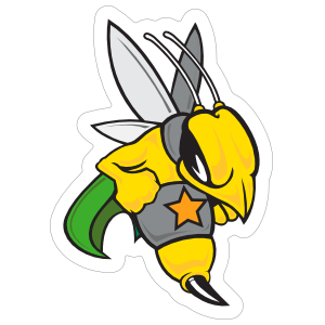 Hornets Mascot Sticker