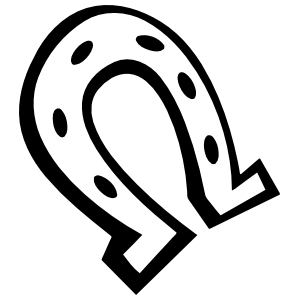 Standard Horseshoe Sticker