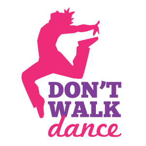 Jumping Dancer Don't Walk Dance Sticker