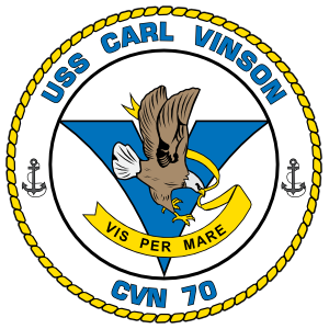 Navy Carrier Ship Cvn 70 Uss Carl Vinson Sticker