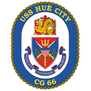 Navy Cruiser Ship Cg 66 Uss Hue City Sticker