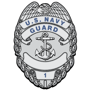 Navy Guard Badge Sticker