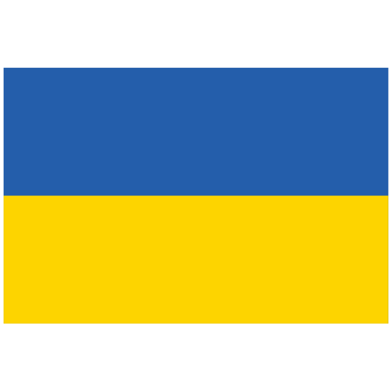 Ukraine Country Flag Sticker