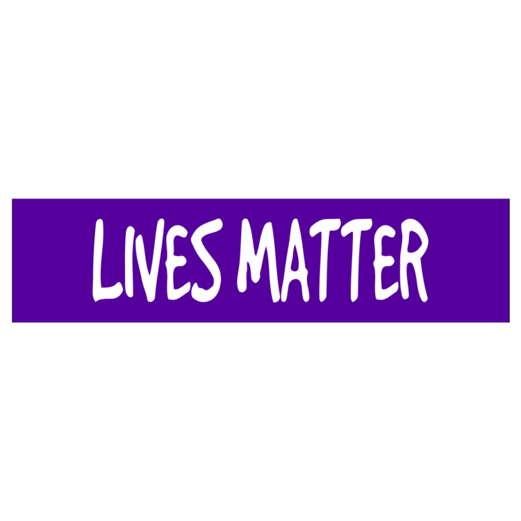 Lives Matter Customizable Bumper Sticker