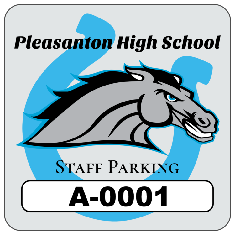 Horseshoe Square School Parking Permit Sticker