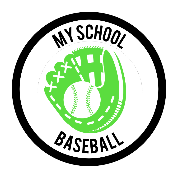 Custom Baseball Mitt Circle Sticker