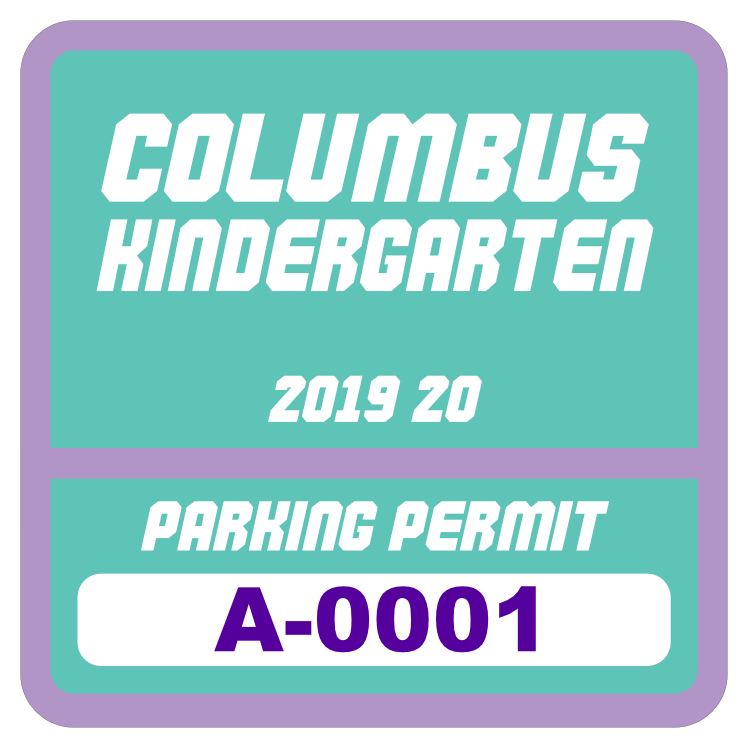 Parking Permit Square 7