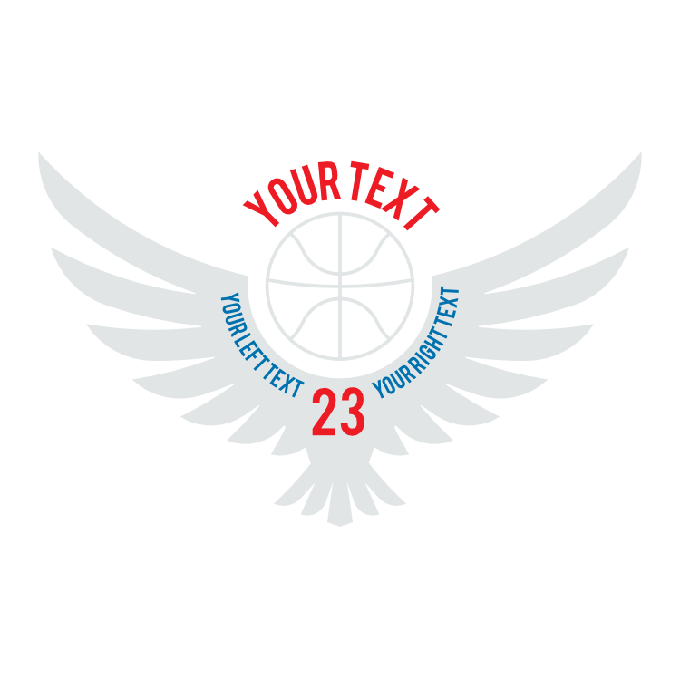 Custom Basketball Wings with Your Text