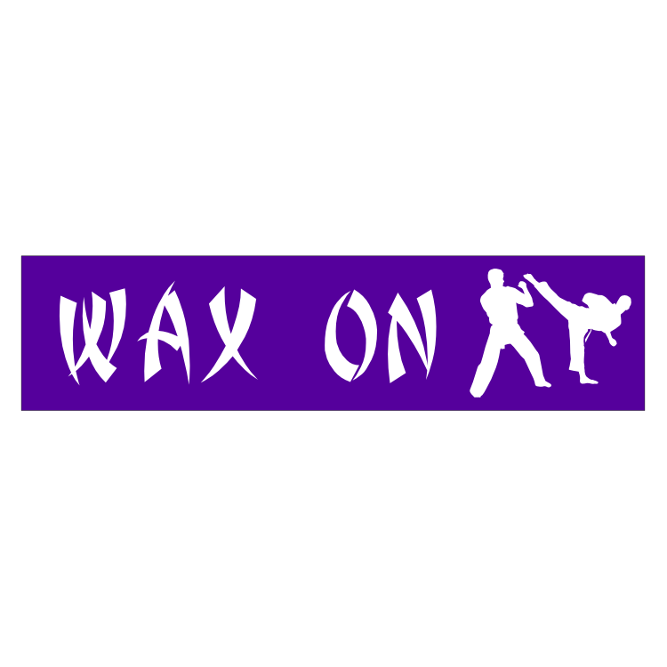 Wax On Customizable Bumper Sticker