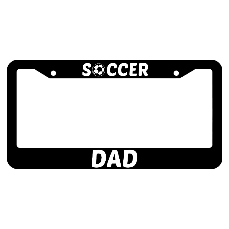 Soccer Dad License Plate Frame