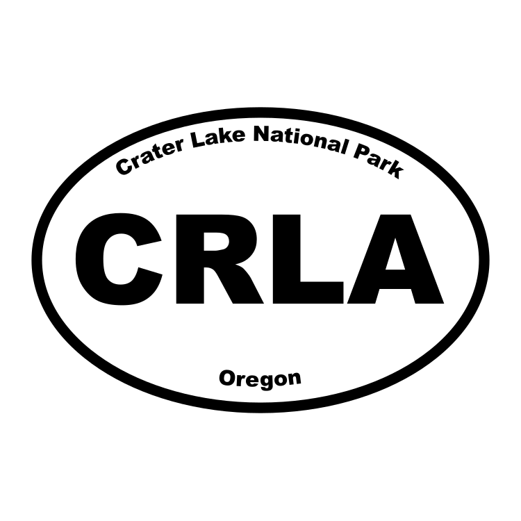 Crater Lake National Park Oval Sticker