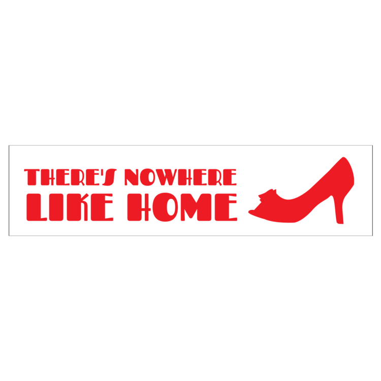 Nowhere Like Home Customizable Bumper Sticker