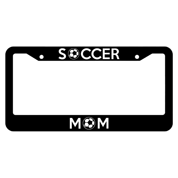 Soccer Mom License Plate Frame