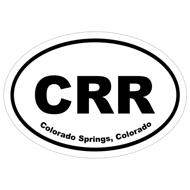 Colorado Springs, Colorado Oval Stickers