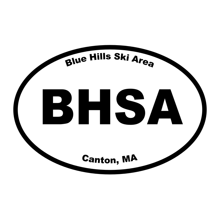 Blue Hills Ski Area Oval Sticker