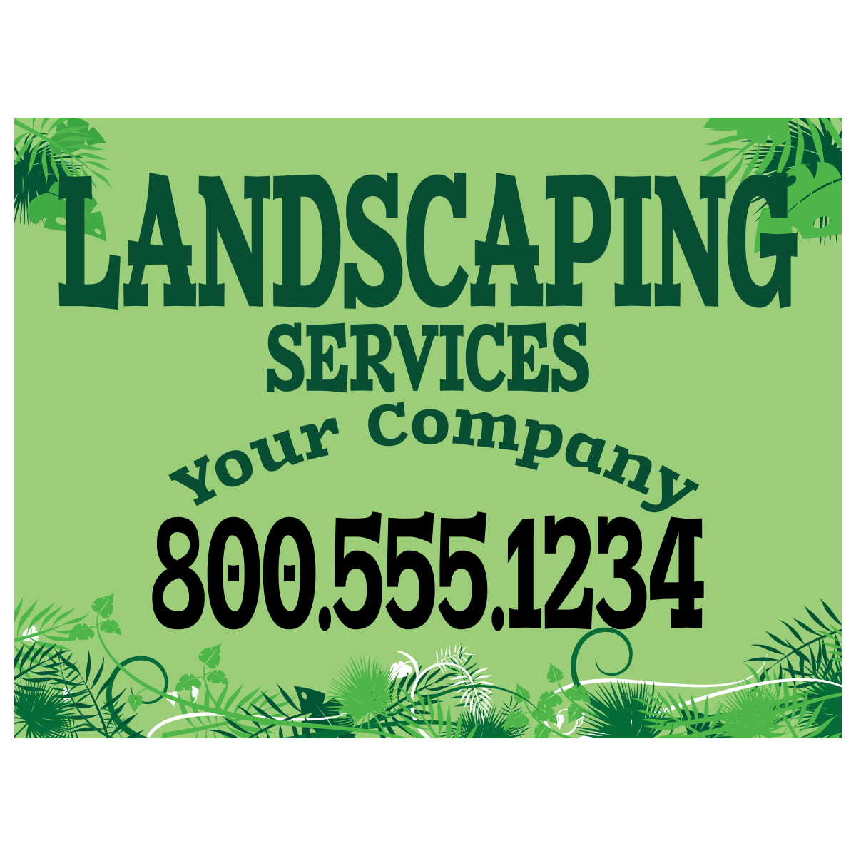 Landscaping Magnet Template