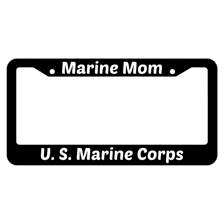 Marine Mom United States Marine Corps License Plate Frame