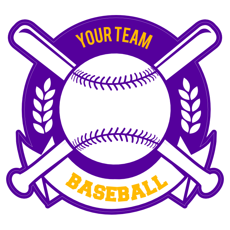 Custom Baseball Magnet with Banner