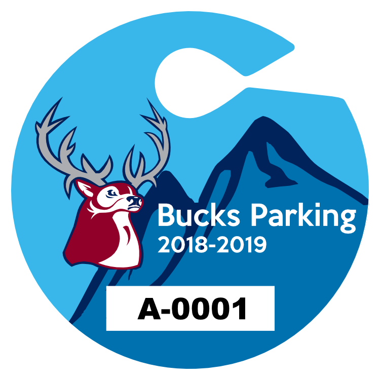 Circle Mountains School Hang Tag Parking Permit