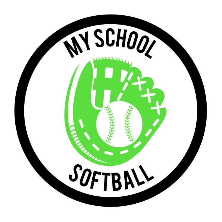 Custom Softball Mitt Circle Magnet