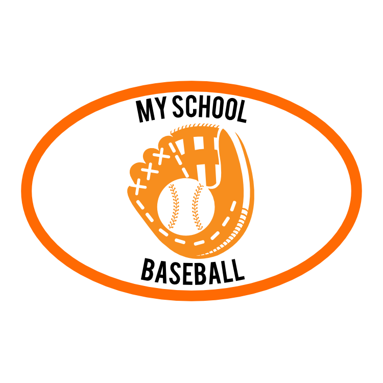 Custom Baseball Mitt Oval Magnet