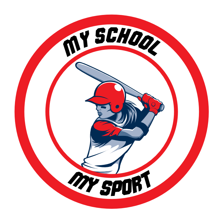 Custom Softball Circle with Team Colors Magnet