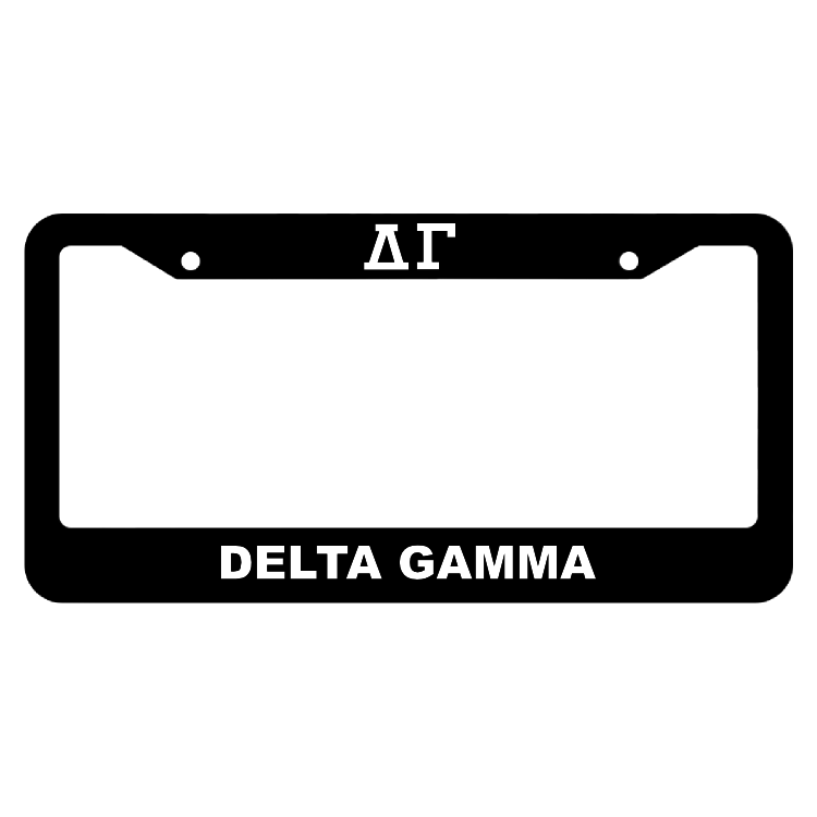 Delta Gamma License Plate Frame