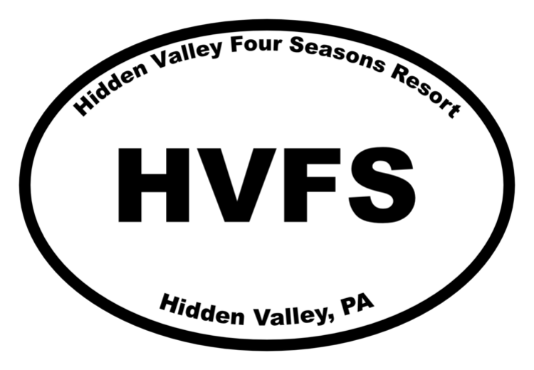 Hidden Valley Four Seasons Resort Oval Sticker
