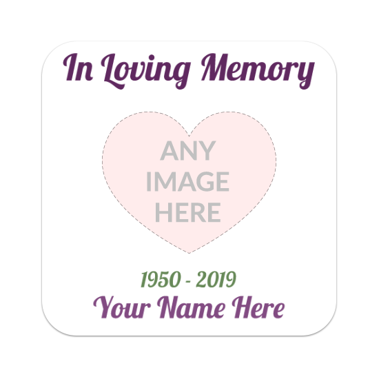 In Loving Memory Rounded Rectangle Sticker