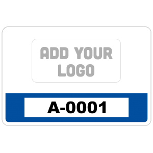 Rectangle Parking Permit with Your Logo