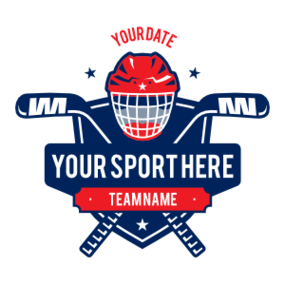Custom Ice Hockey Helmet Shield Sticker