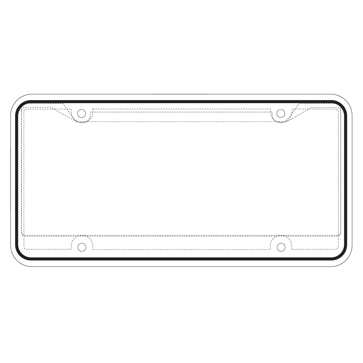 Customize a Wholesale High View Frame with Raised Letters