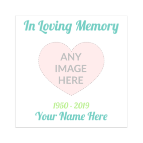 In Loving Memory Rectangle Sticker
