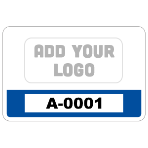 Rectangle Parking Permit with Your Logo