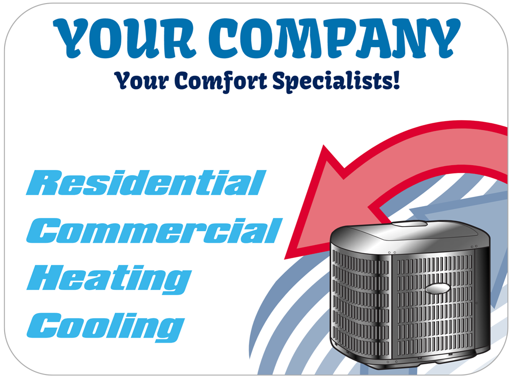 Air Conditioning Magnet Template