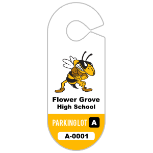 Oval High School Hang Tag Parking Permit