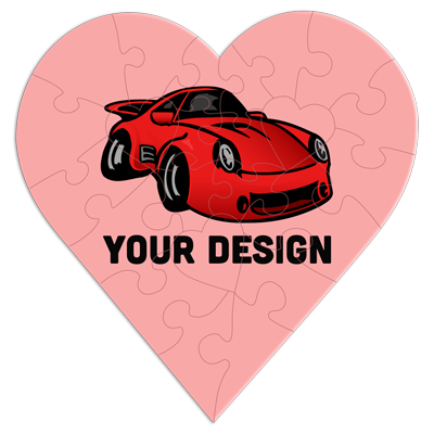 Premium Custom Heart Puzzle