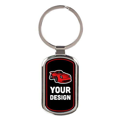 Custom Sports Photo Keychain