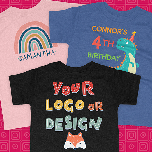 Custom T-Shirts for Kids & Toddlers - Design Your Own