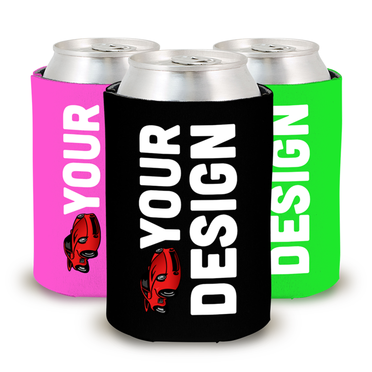 Custom 12oz Can Cooler, Logo Printed 350ml wedding custom beer koozies