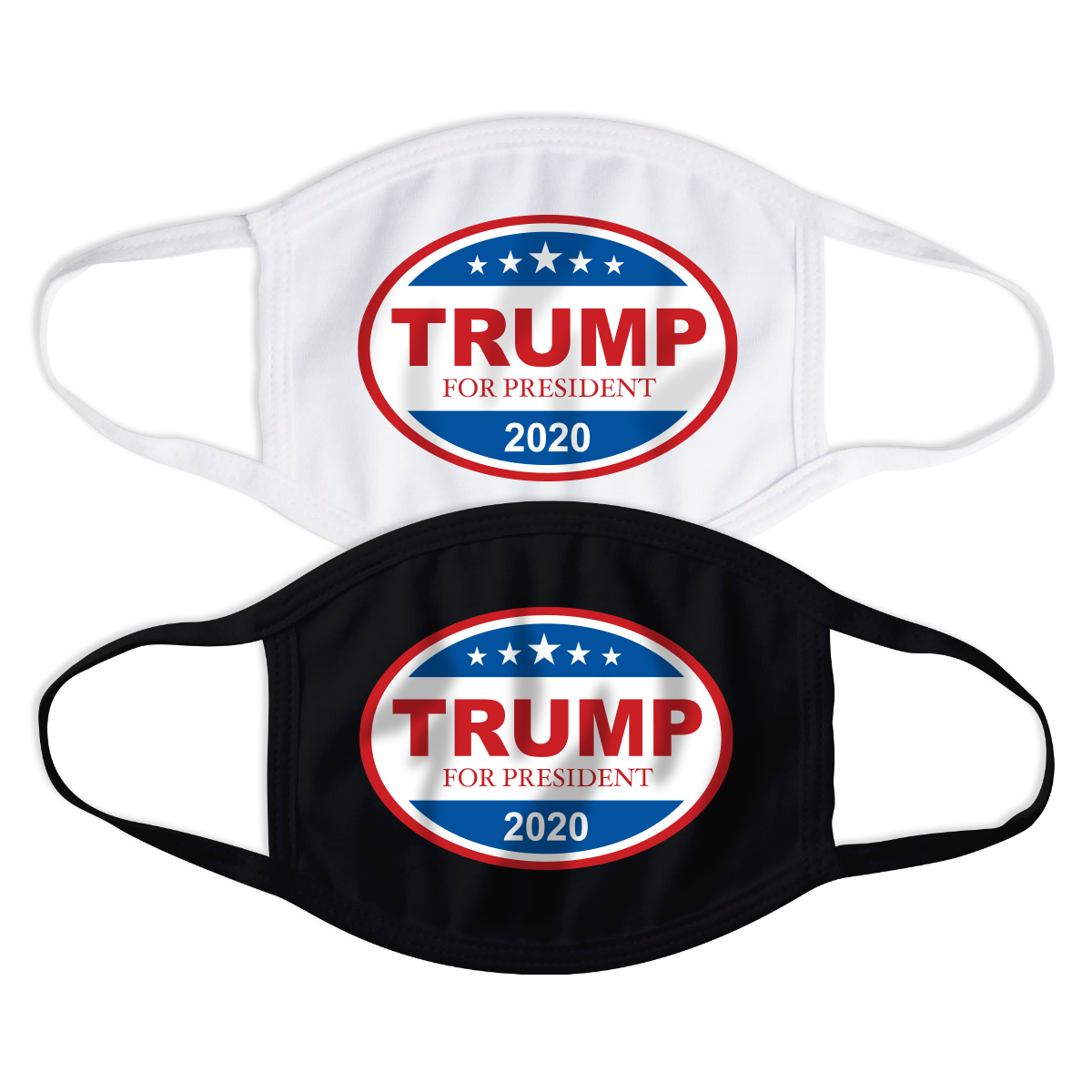 Donald Trump Stars Oval Face Mask