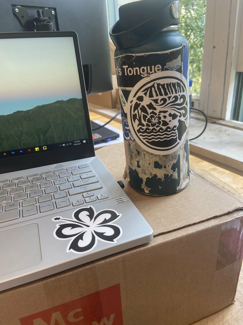 Adam's photograph of their Stickers for Your Hydro Flask