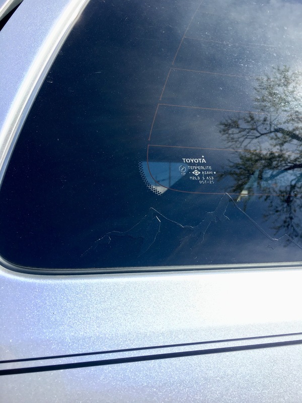 Anthony's photograph of their Mountains Sticker