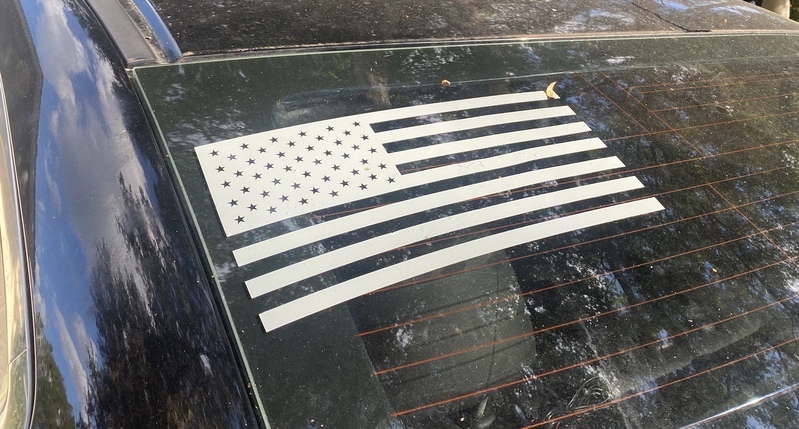 Hai's photograph of their United States Of America Flag Sticker