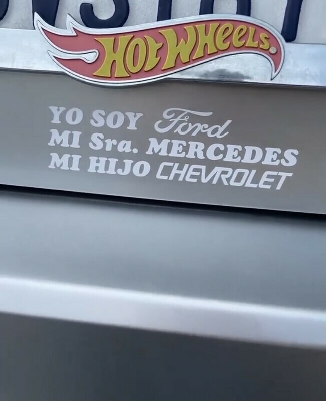 Juan's photograph of their Transfer Stickers