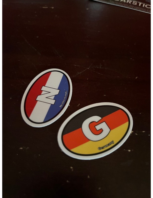 Luke's photograph of their Custom Oval Sticker with Clipart