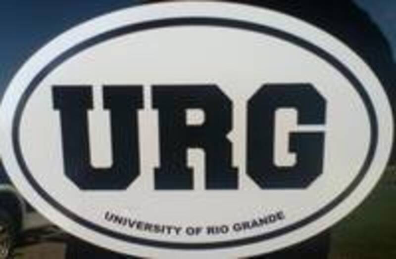 Sharon's photograph of their University of Rio Grande Oval Sticker