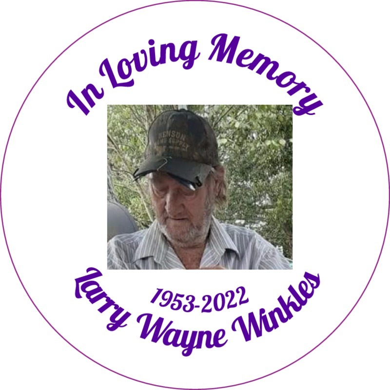 Tabatha's photograph of their In Loving Memory Circle Sticker